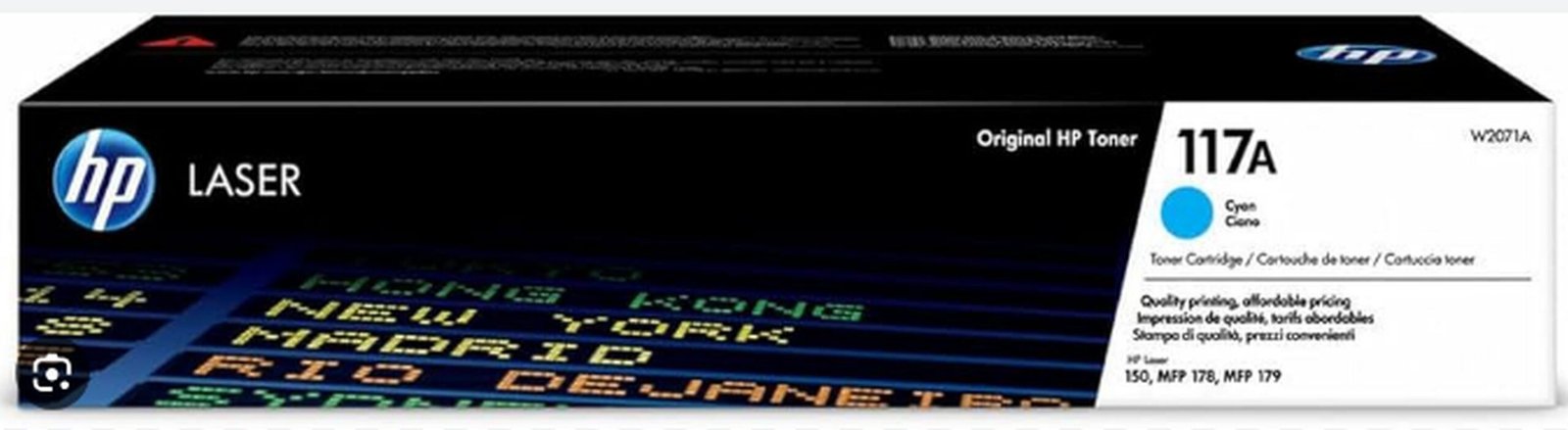 HP TONER 117A CYAN