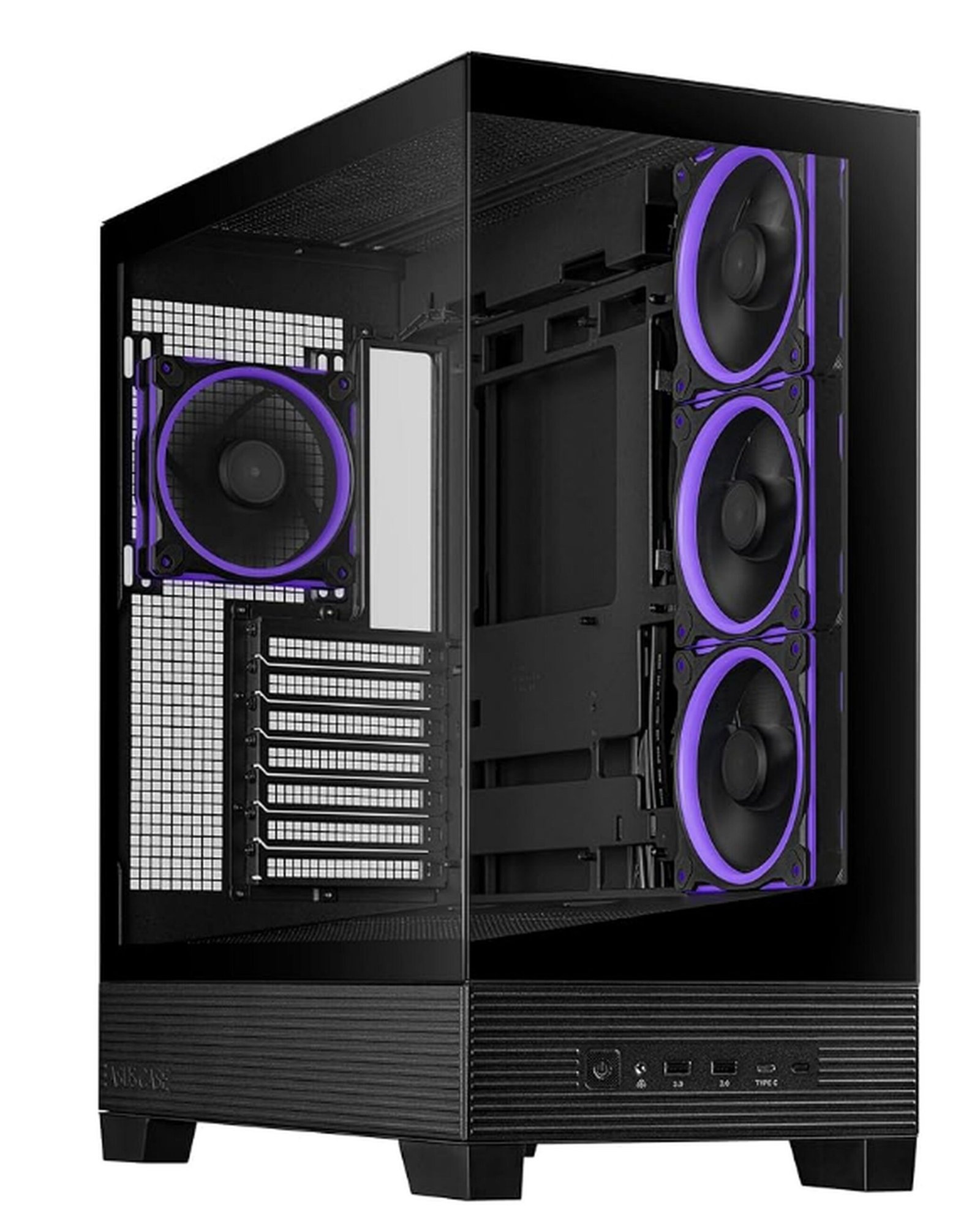 ASUS A31 Plus TG ARGB Black ATX PC Case
