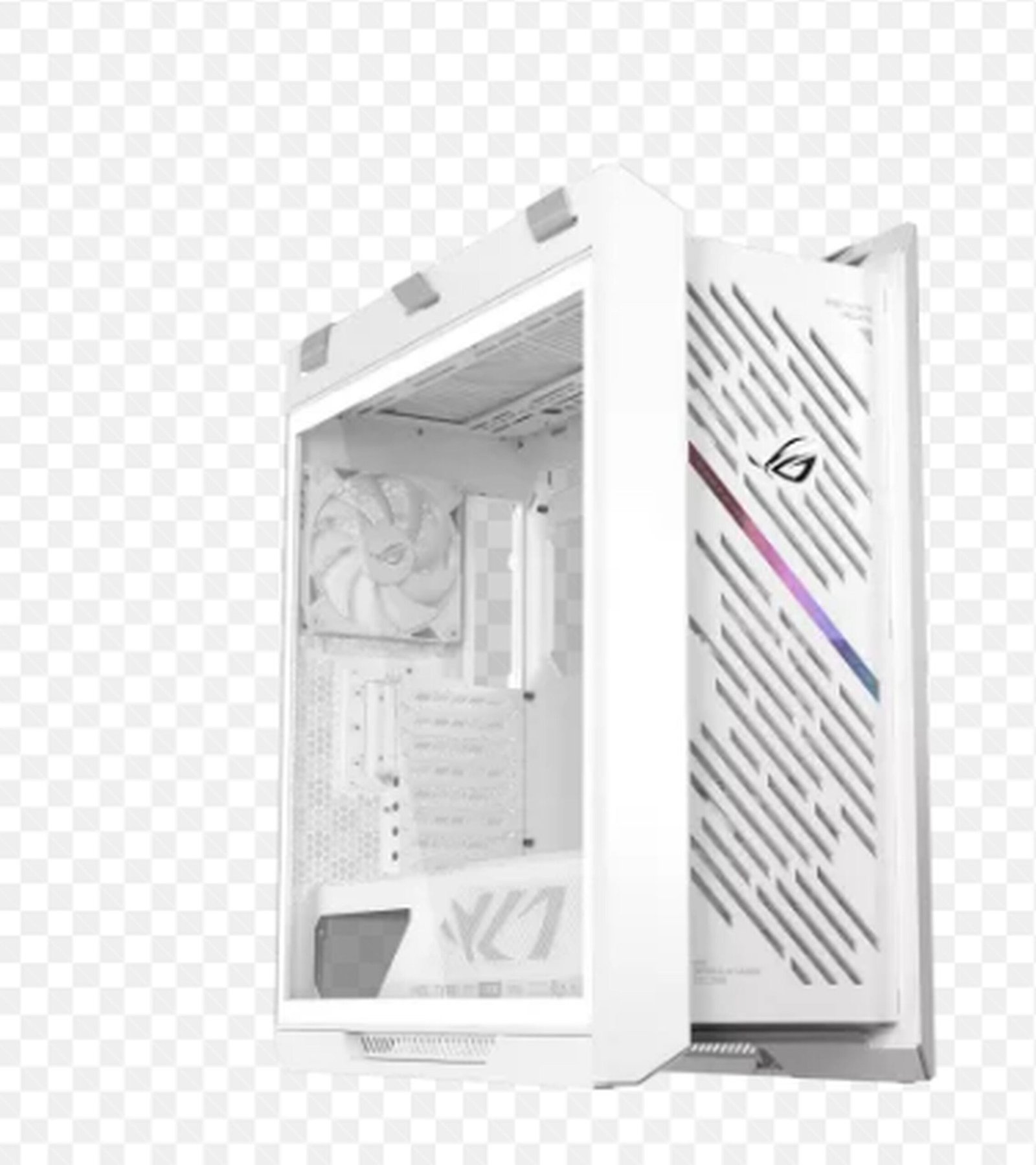 ASUS ROG Strix Helios II EATX mid-tower gaming case with dual tempered glass side panels